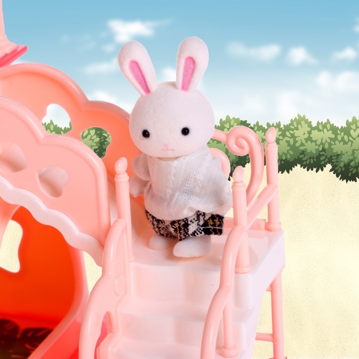 Дом для зверей «Зайчики: сладости» с набором аксессуаров Дом для зверей «Зайчики: сладости» с набором аксессуаров