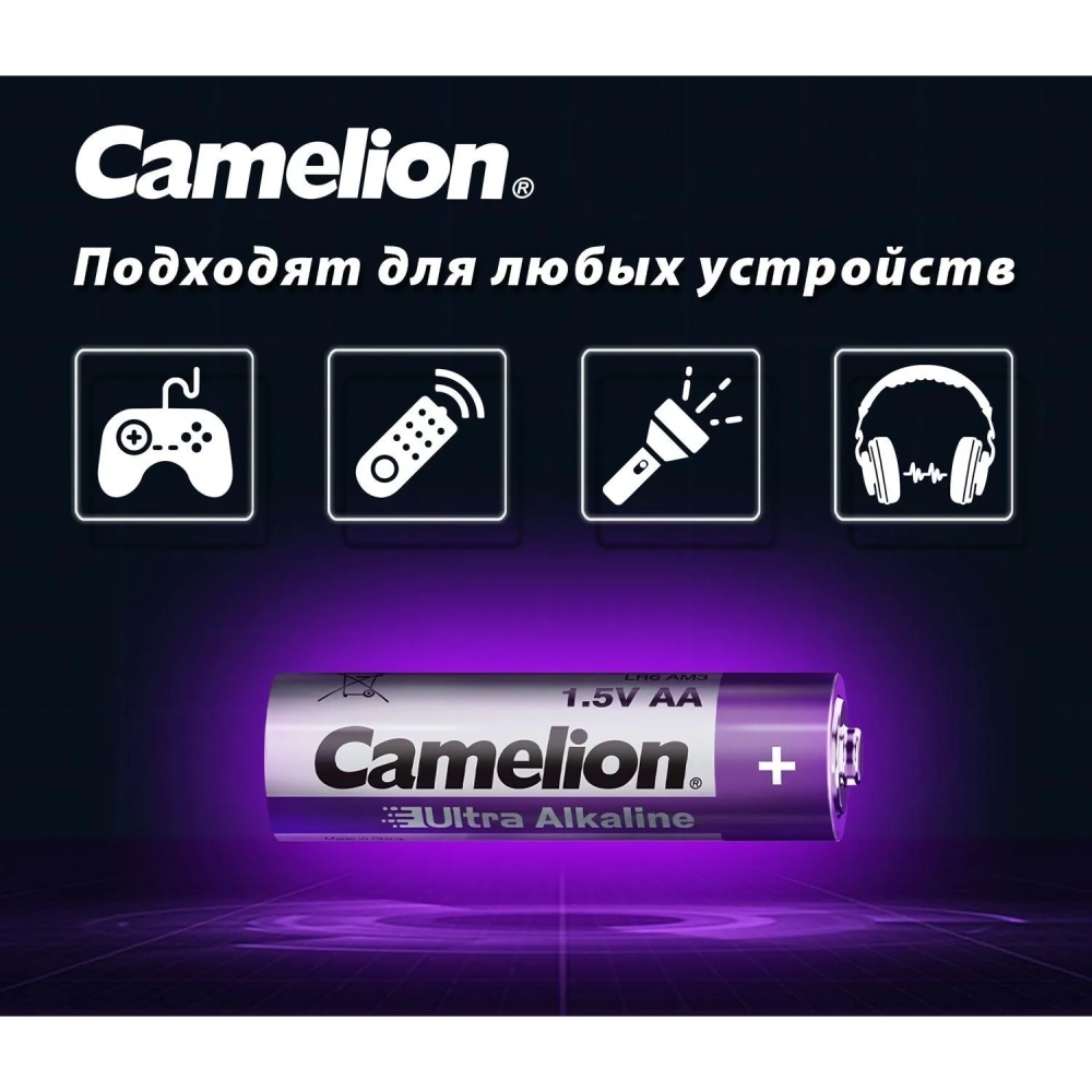 Батарейка Camelion Ultra 4шт/бл (LR6-BP4UT,  1.5В) (14984)