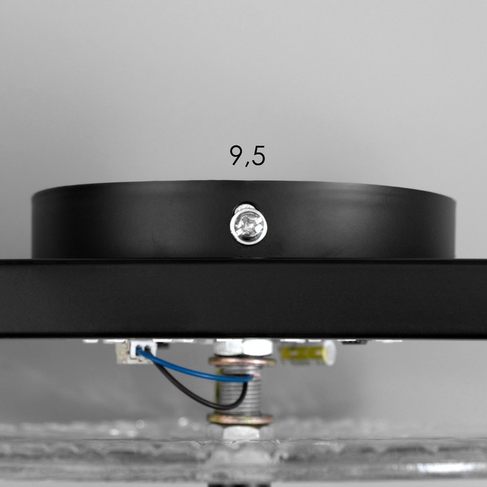 Бра "Дасти" LED 12Вт 4000К черный 20х5х36см