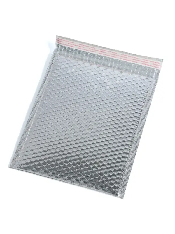 Пакет воздушно-пузырчатый, с клапаном и клеевым слоем, 25×30+4 см, п/э, 3 слоя, металлизированный Пакет воздушно-пузырчатый, с клапаном и клеевым слоем, 25×30+4 см, п/э, 3 слоя, металлизированный