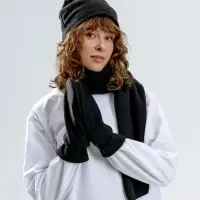 Шапка Fleecy, черная