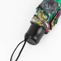 Зонт механический &laquo;Цветы&raquo;, 3 сложения, 8 спиц, R=48/55 см, d=96 см, МИКС