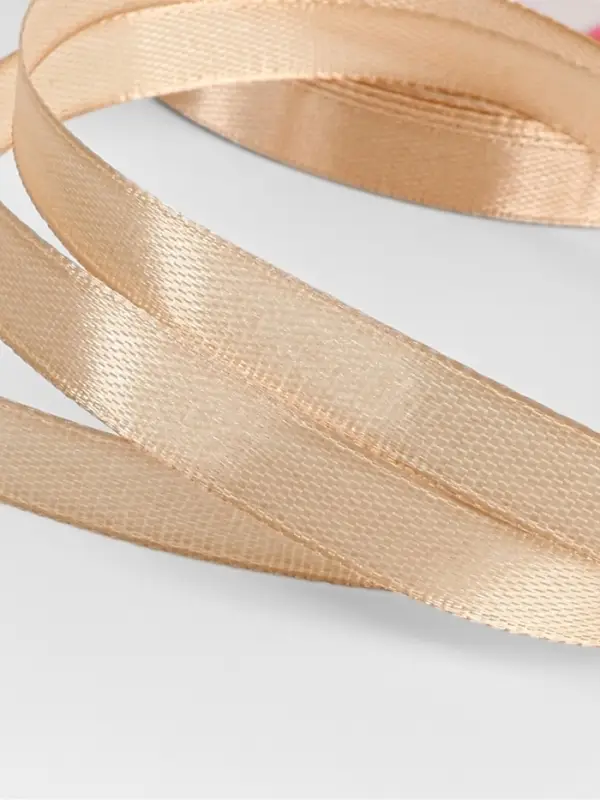 Лента атласная, 10 мм, 23±1 м, бежевая №267 Лента атласная, 10 мм, 23±1 м, бежевая №267