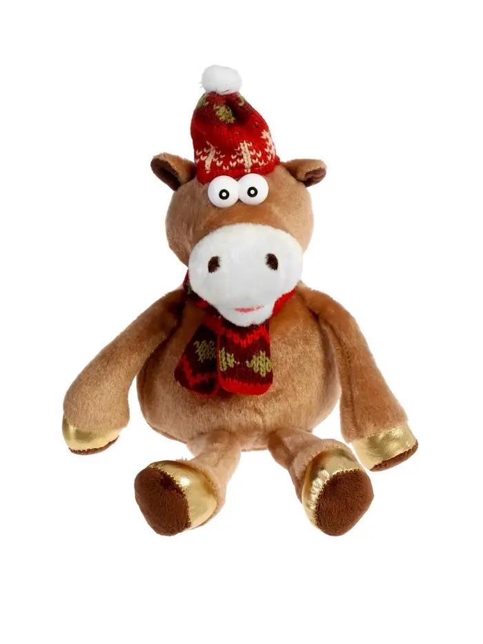 Мягкая игрушка "Зимняя лошадка", 30 см