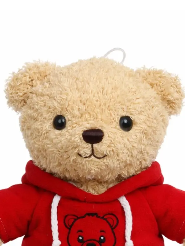 Мягкая игрушка &laquo;Медведь&raquo;, в кофте, 30 см, красная