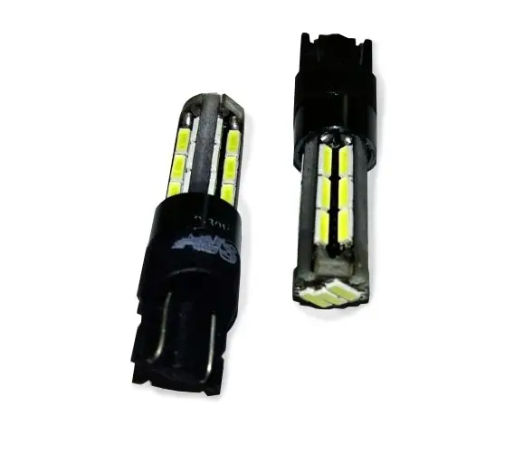 T105 T10/белый/ (W2.1x9.5d) CANBUS 27SMD 4014, блистер 2 шт.