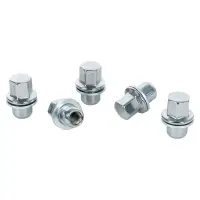 Гайка колесная M14x1,5x46, несъемная шайба, ключ 22, закрытая, хром для а/м Land Rover
