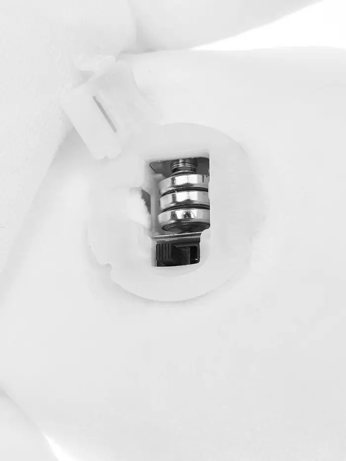 Фигура текстиль &laquo;Гном в белом&raquo; 55 см, 1 LED, от батареек AG13&times;3, свечение тёплое белое