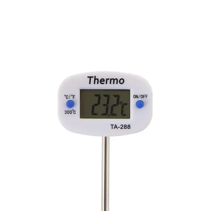 Термометр (термощуп) кухонный Luazon TA-288, максимальная температура 300 °C, от LR44, белый