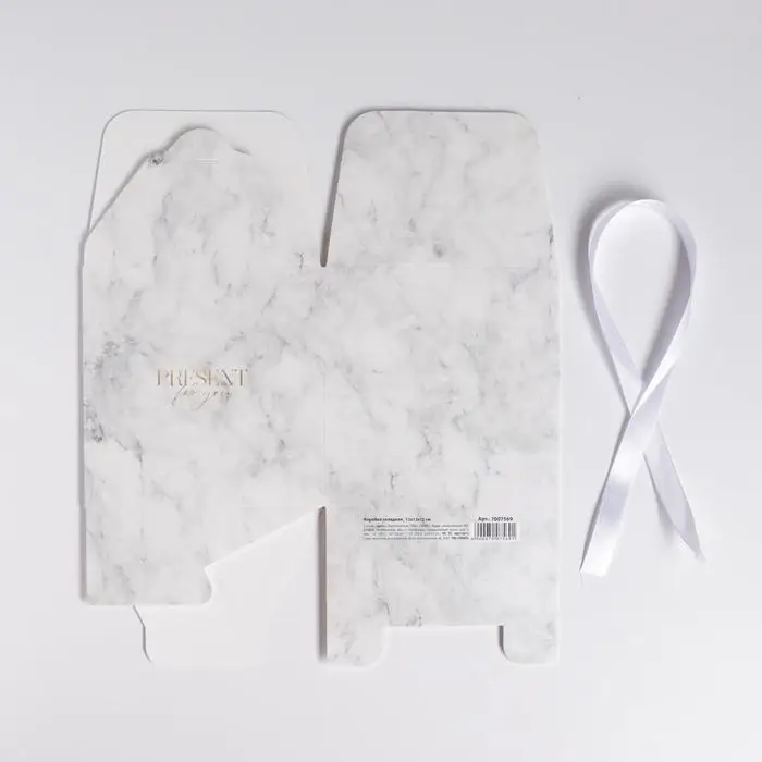 Коробка подарочная складная, упаковка, «Мрамор», 12 х 12 х 12 см Коробка подарочная складная, упаковка, «Мрамор», 12 х 12 х 12 см