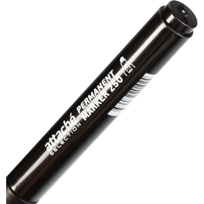 Маркер перманентный Attache Selection 250 синий 1-3мм кругл. наконечник