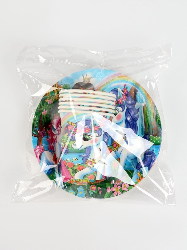 Набор бумажной посуды Набор бумажной посуды "Принцесса", набор 12 шт.,