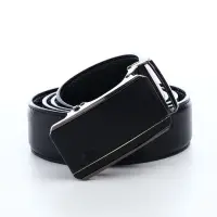 Ремень мужской, ширина 3.6 см, пряжка автомат, чёрный