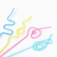 Трубочки для коктейля &laquo;Завитушка&raquo;, набор 4 шт., МИКС