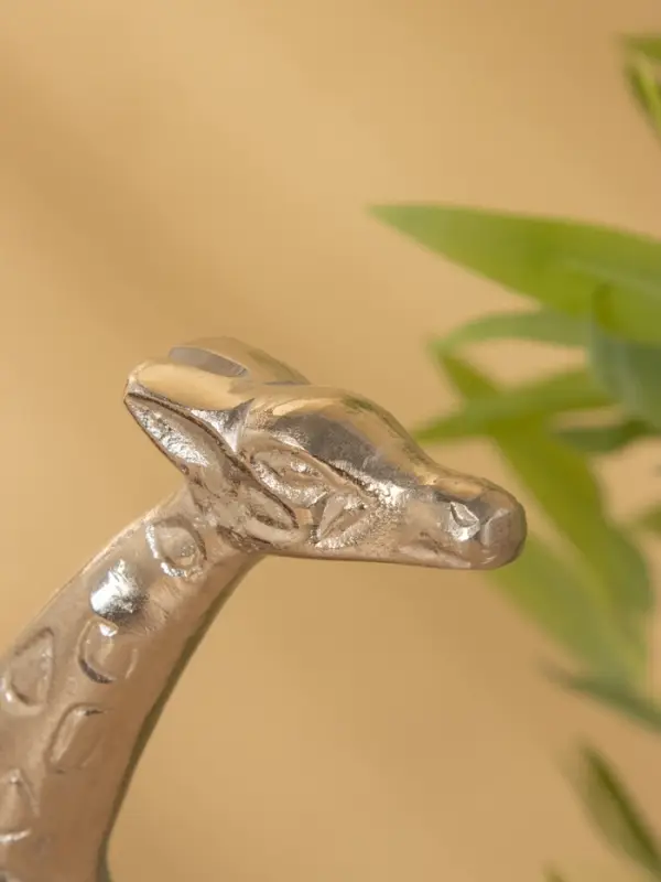 Подсвечник  Подсвечник "Жираф" алюминий 22,5х11,5х23 см