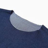 Футболка женская оверсайз MINAKU:  Jeans Collection цвет синий, р-р 48