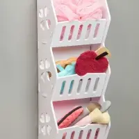 Полка для ванной комнаты, 45&times;11&times;17 см, цвет белый