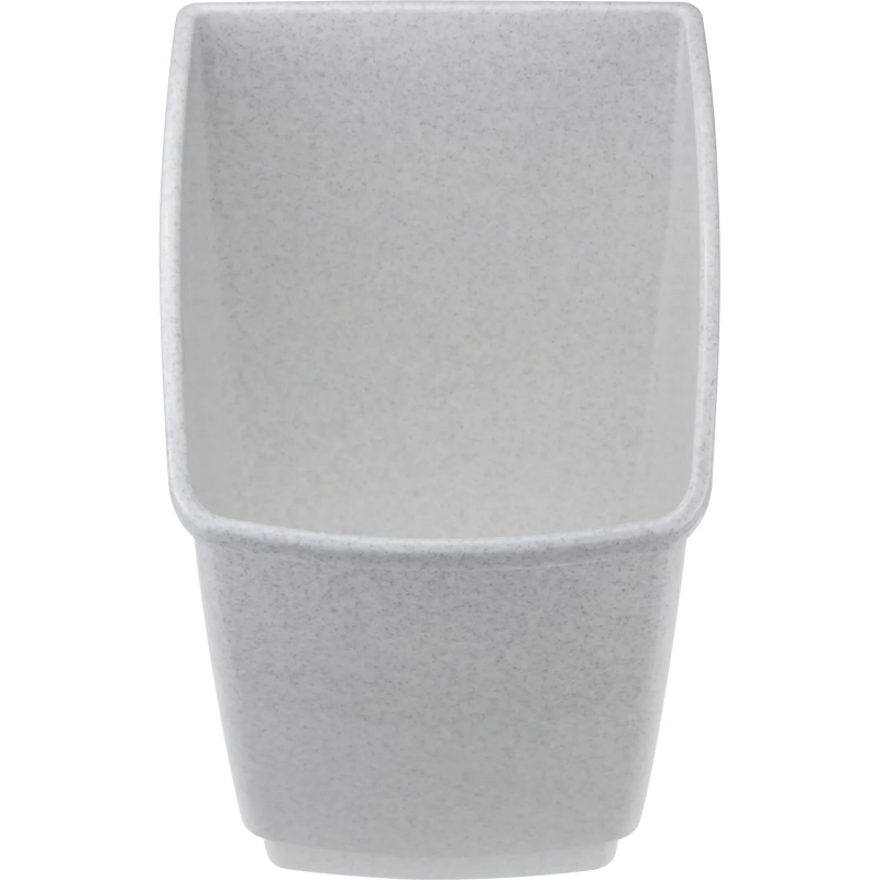 Ведро мусорное пласт 7л прям сер с черн крыш-маят мрамор 210х370х200мм_СПБ