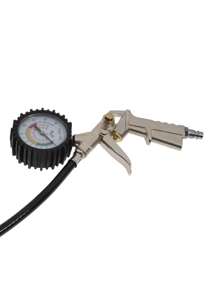 Пистолет пневматический для подкачки шин ТУНДРА, до 8 бар, шланг 400 мм