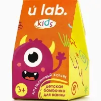 Бомбочка детская для ванны &laquo;Монстрики&raquo;, аромат апельсиновый кексик 40 г, URAL LAB