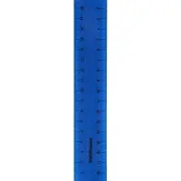 Линейка 20 см ErichKrause Classic, синяя, флоупак