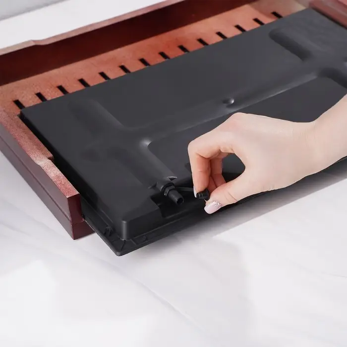 Стол для чайной церемонии с подносом &laquo;Чабань&raquo;, 43&times;27.5&times;5 см, дерево, коричневый