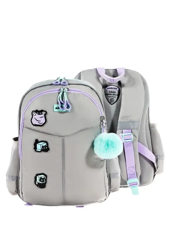 Рюкзак молодежный 37x28x16 см, deVENTE Lifestyle 16L Cats&Boxes, отделение для ноутбука, эргономичная спинка, для девочки Рюкзак молодежный 37x28x16 см, deVENTE Lifestyle 16L Cats&Boxes, отделение для ноутбука, эргономичная спинка, для девочки