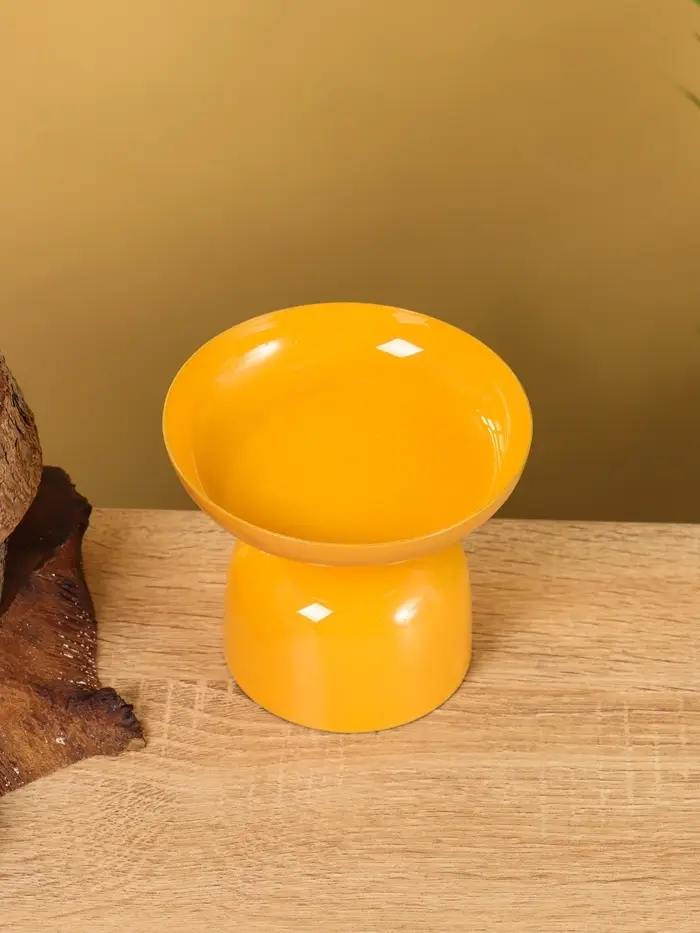 Подсвечник на 1 свечу "Песок" глянцевый 10х10х9 см