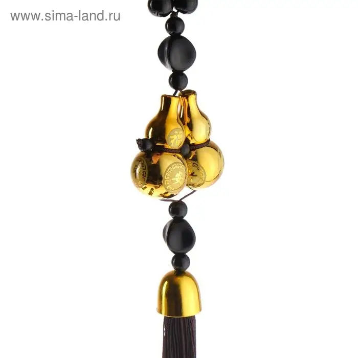 Украшение на зеркало, На удачу в дороге, дерево, темно-вишневый