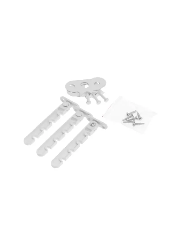 Ограничитель открывания для окна ТУНДРА, пластиковая гребенка, 4-х позиционная, 3 шт.