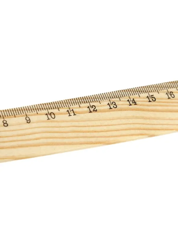 Линейка деревянная, 20 см