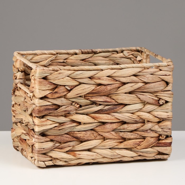 Корзина стеллажная Корзина стеллажная "Золотистый колос", 21х15х15 см , песочный