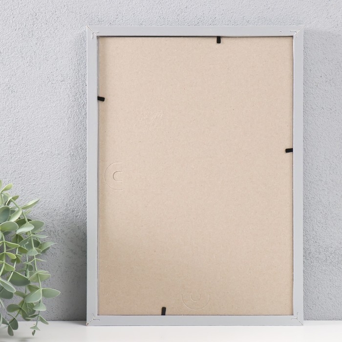 Фоторамка МДФ 21х30 см, №5 Фоторамка МДФ 21х30 см, №5 "Simple", серебро (пластиковый экран)