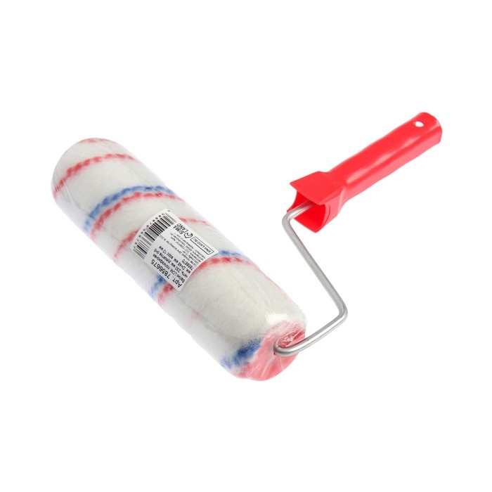 Валик ЛОМ, полиэфирная нить, 230 мм, рукоятка d=6 мм, D=48 мм, ворс 10 мм