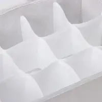 Органайзер для хранения белья LaDо́m, 12 ячеек, 32&times;24&times;12 см, серый