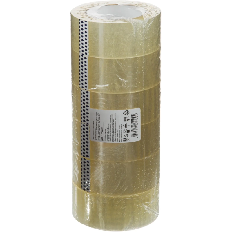 Клейкая лента упаковочная 48ММ Х 200М, прозрачный, 45МКМ, 6 ШТ/УП