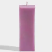 Свеча с надписью Light a candle, 1.5&times;1.5&times;8.5 см, соевый воск, МИКС