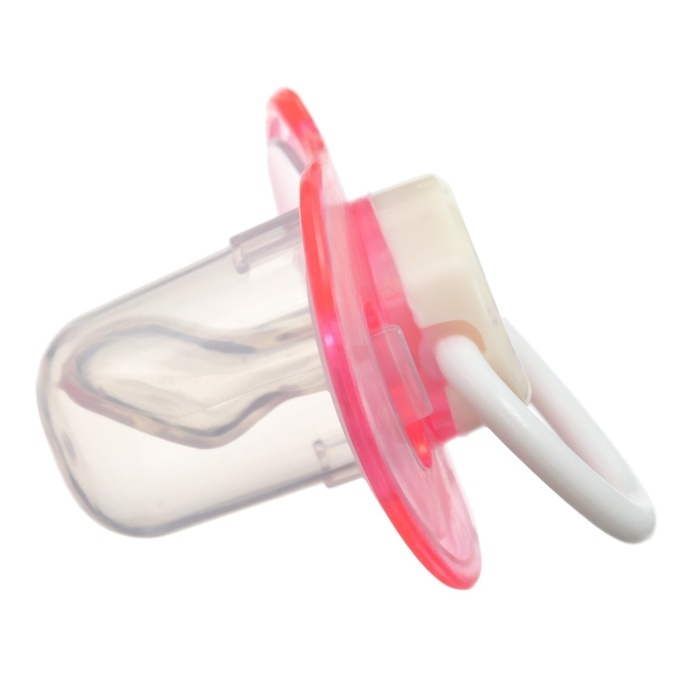 Соска - пустышка силиконовая ортодонтическая, от 3 мес., с колпачком, в контейнере, цвет розовый Соска - пустышка силиконовая ортодонтическая, от 3 мес., с колпачком, в контейнере, цвет розовый