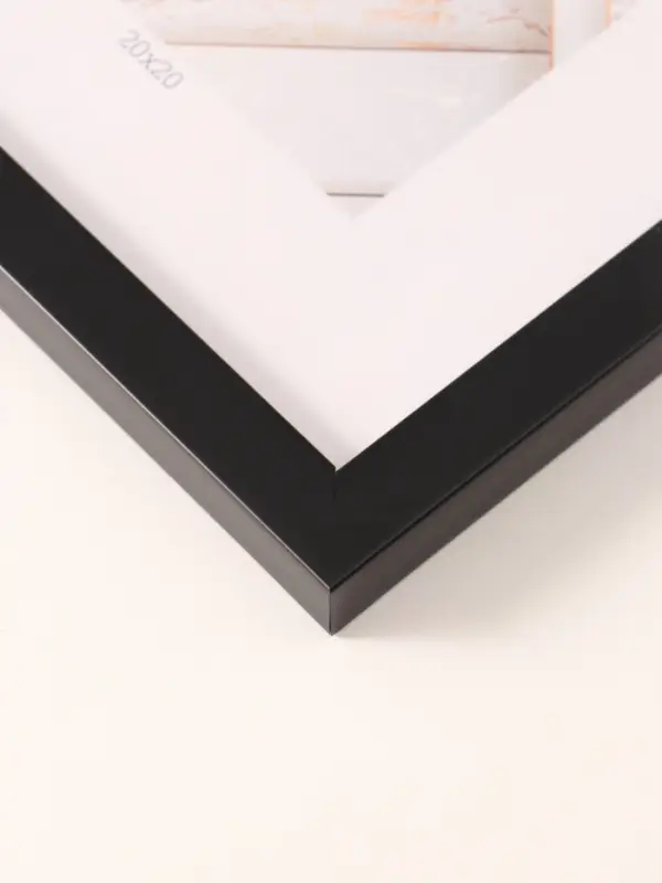 Фоторамка для фото 20&times;20 см &laquo;МИРАМ&raquo;, пластик, чёрный, (пластиковый экран)