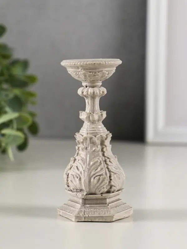 Подсвечник  Подсвечник "Антик" высота 10 см, под камень