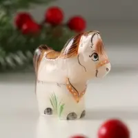 Сувенир Лошадка Селена, 6х5,5 см, селенит