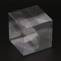 Складная коробка из PVC, прозрачная, 7×7×7 см Складная коробка из PVC, прозрачная, 7×7×7 см