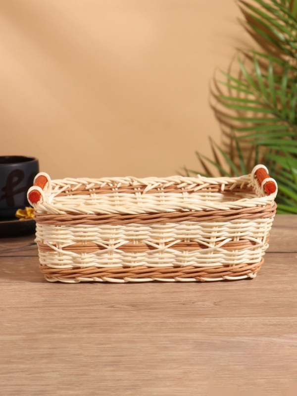 Корзина плетеная 23x16x9 см, ротанг