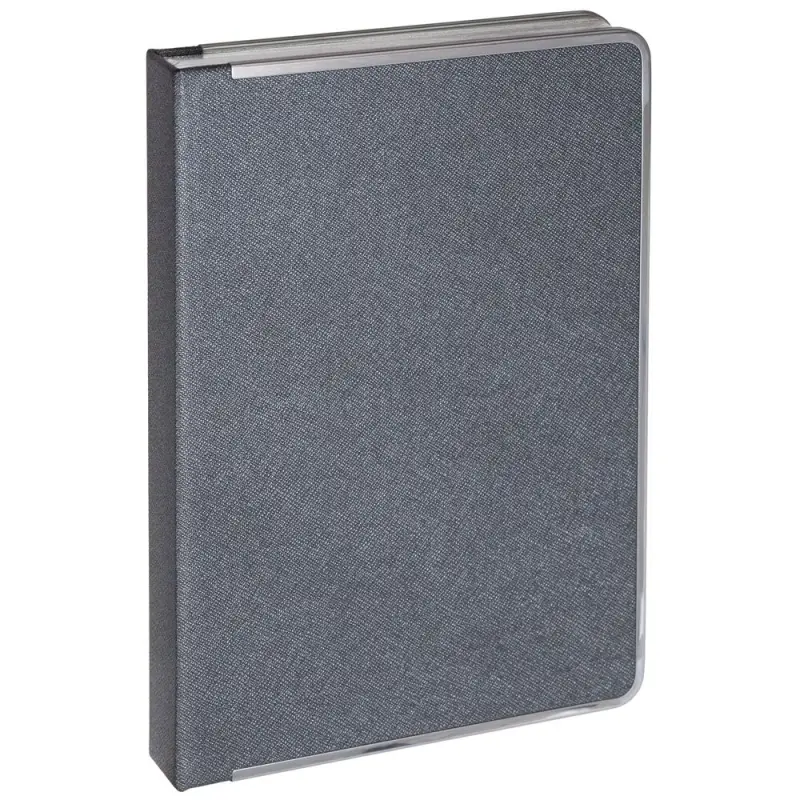 Ежедневник Frame Metal, недатированный, серый