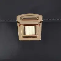 Застёжка для сумки, 3.5×3.8 см, цвет золотой