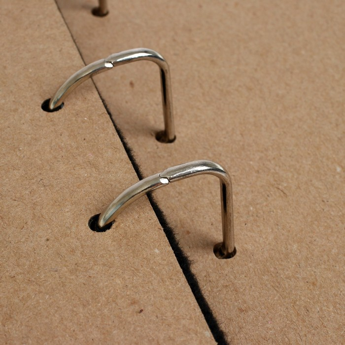 Альбом вертикальный для значков, с листами на ткани, 230 х 270 мм, бумвинил, синий