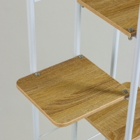Подставка для цветов Greengo, 7 полок, 36 × 23 × 120 см, напольная, каркас металл, полки МДФ, белая