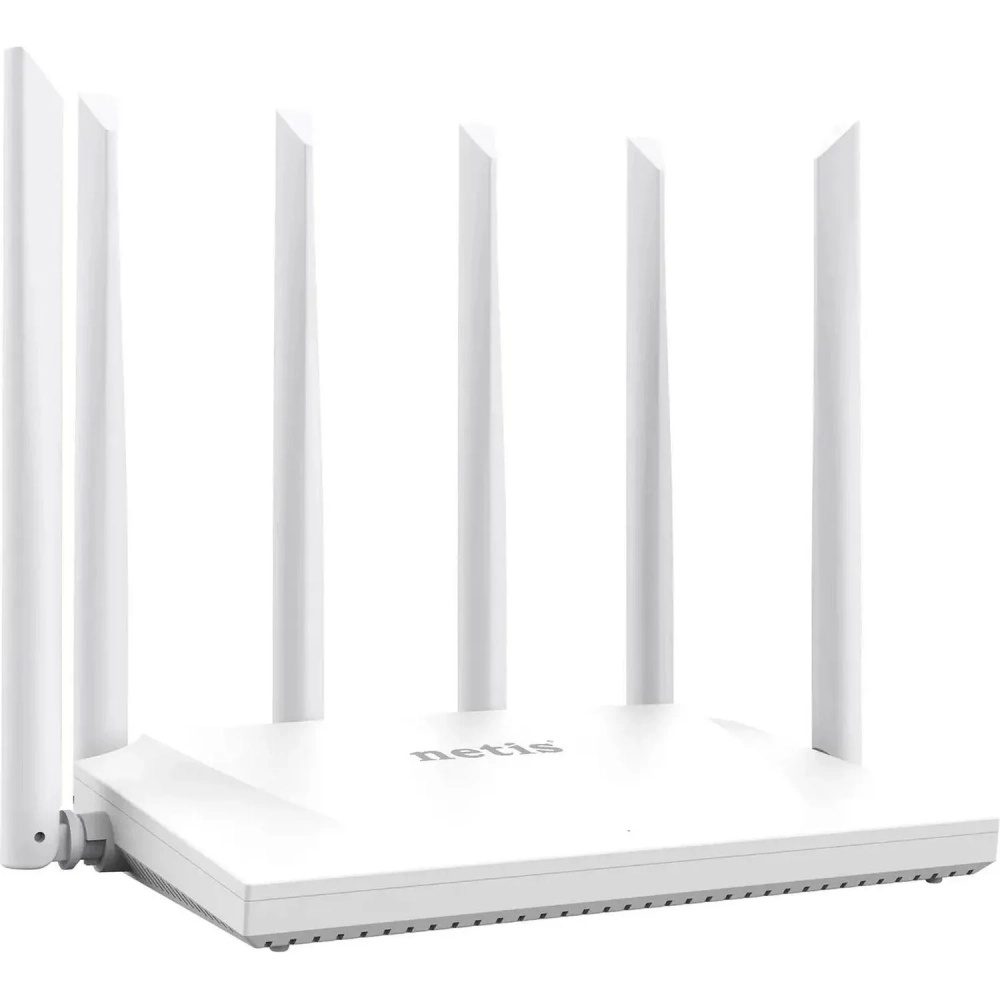 Маршрутизатор Netis NC63 двухдиапазонный AC1200, 2,4-5ГГц, IPv6, белый