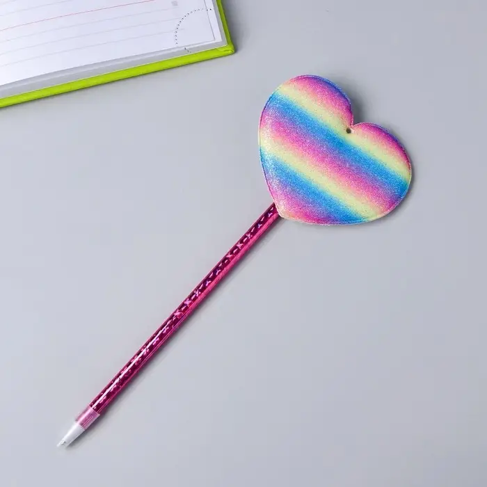 Ручка «Сердечко», синие чернила, МИКС Ручка «Сердечко», синие чернила, МИКС