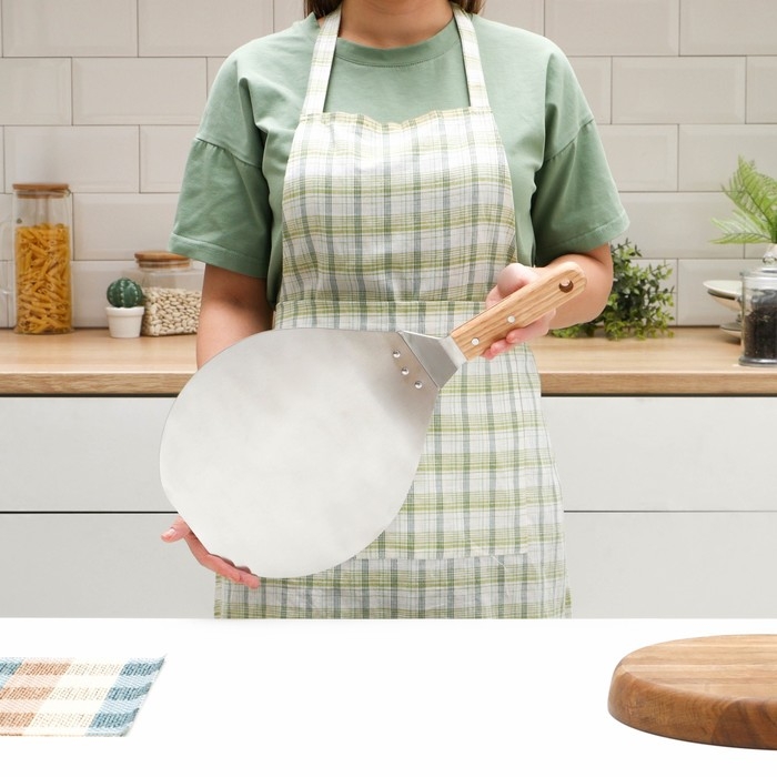 Лопатка для пиццы Доляна «Салем», 44,5×25×6 см, рабочая часть d=25 см Лопатка для пиццы Доляна «Салем», 44,5×25×6 см, рабочая часть d=25 см